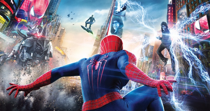 4K The Amazing Spider-Man 2: Electro vs Rhino