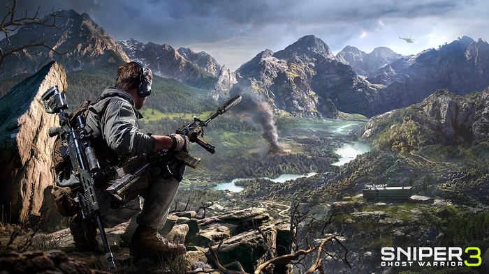 Sniper Ghost Warrior 3 soldier overlooking valley