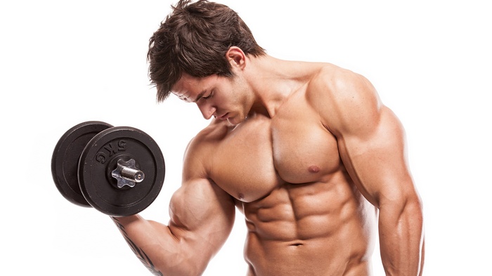 Exercise, Fitness, Six Pack, Dumbbells, Fitness, Male, 5K, Biceps
