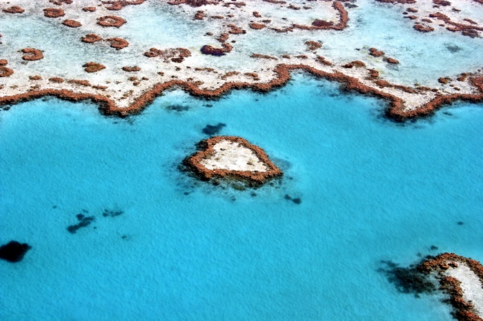 Heart Reef, Great Barrier Reef, Queensland, Australia
