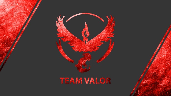 Team Valor logo from Pokemon Go 4K
