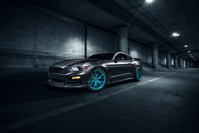 Ford Mustang ROUSH with Vossen wheels