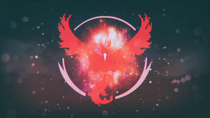 Team Valor logo from Pokemon Go 4K