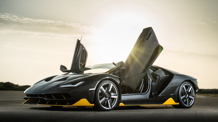 Lamborghini Centenario LP 770-4 with doors open