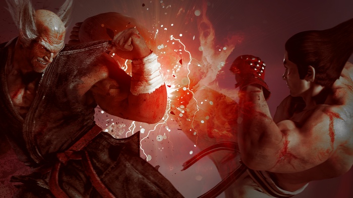 Heihachi Mishima and Kazuya Mishima from Tekken 7