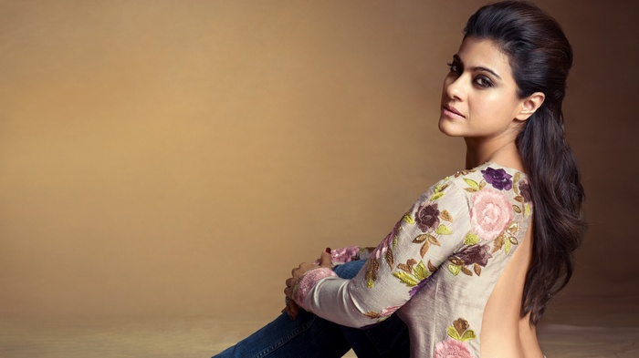 Kajol in Manish Malhotra for Vogue India