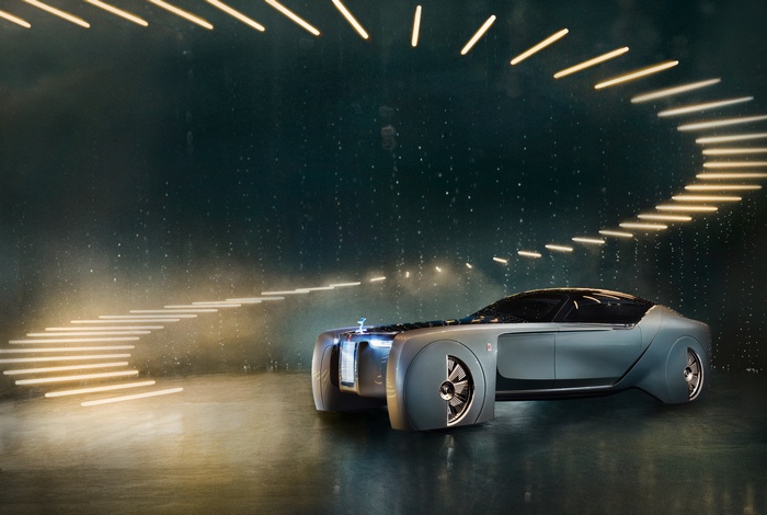 Rolls Royce Vision Next 100 Concept Car 4K