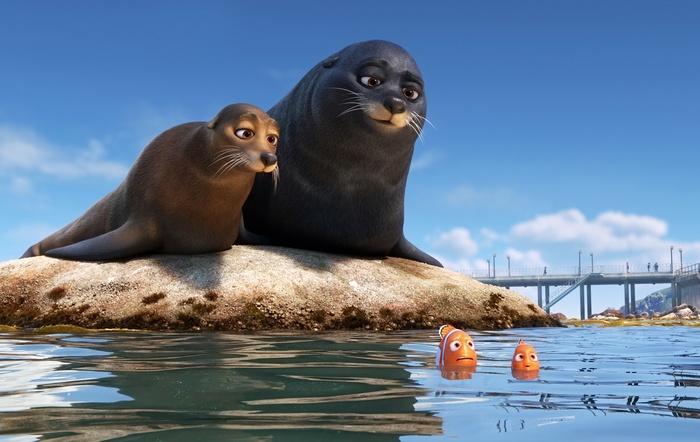 Sea Lions and Clownfish from Finding Dory