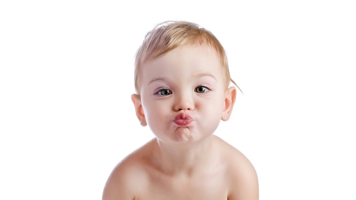 Cute baby boy, 5K, Baby Kiss, Kiss