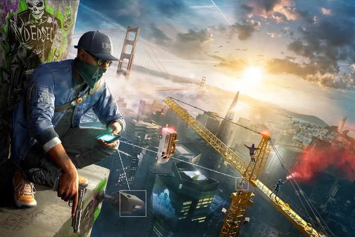 Marcus Holloway from Watch Dogs 2 in San Francisco