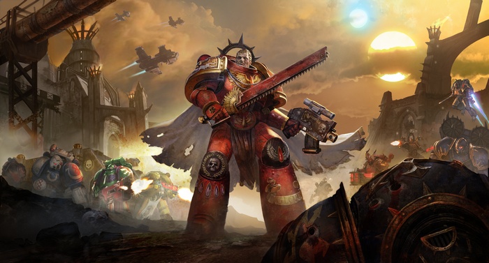 Warhammer 40,000 Eternal Crusade Space Marines battle