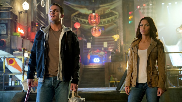 Casey Jones and April O'Neil from Teenage Mutant Ninja Turtles: Out of the Shadows