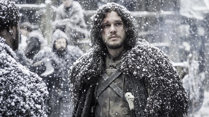 Jon Snow from Game of Thrones in Snow 4K