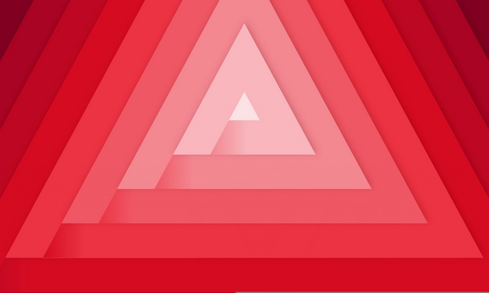 Minimal red triangles 4K