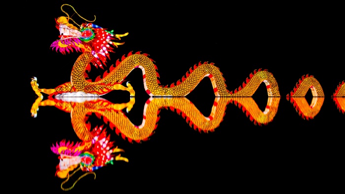Chinese Dragon Lantern 4K