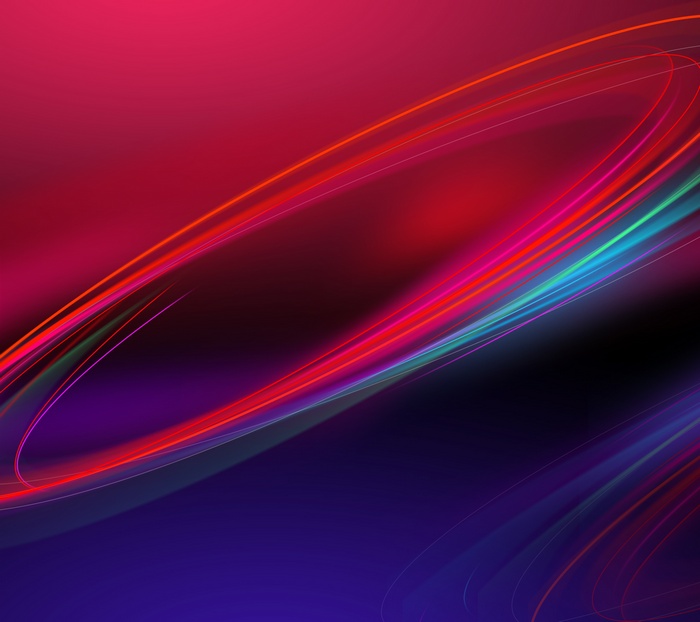 Abstract light streaks on a gradient background