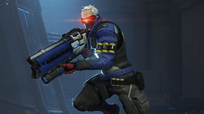 Soldier 76 from Overwatch with Heavy Pulse Rifle