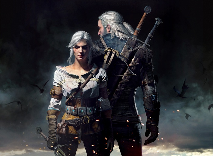 Ciri and Geralt from The Witcher 3: Wild Hunt