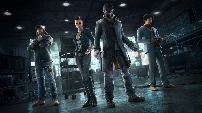 Aiden Pearce and allies from Watch Dogs