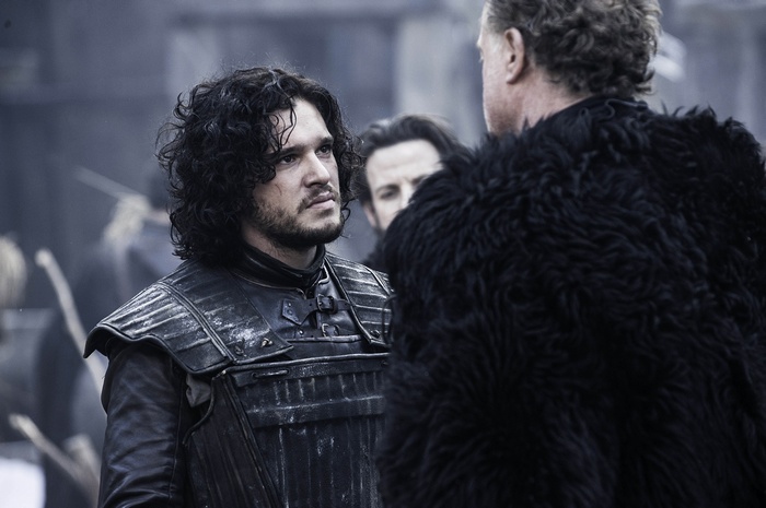 Jon Snow and another man from Game of Thrones