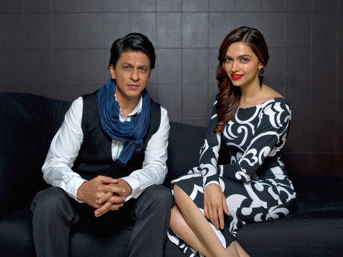 Deepika Padukone and Shah Rukh Khan