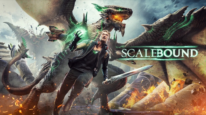 Scalebound: A man fights dragons