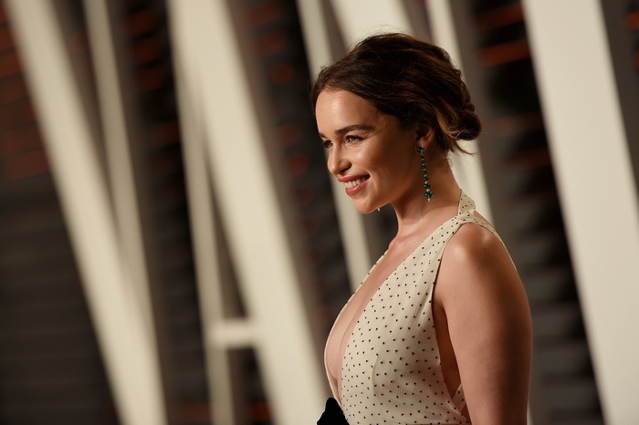 Emilia Clarke at Vanity Fair Oscar Party