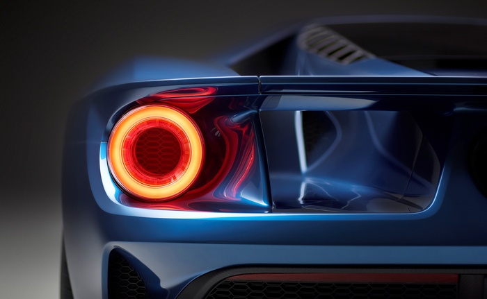Ford GT Rear Light 4K