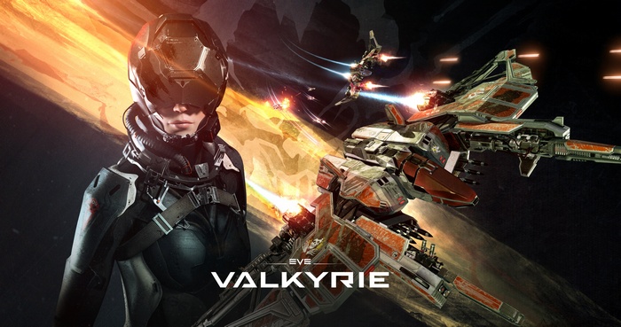 Eve Valkyrie pilot and spacecraft combat