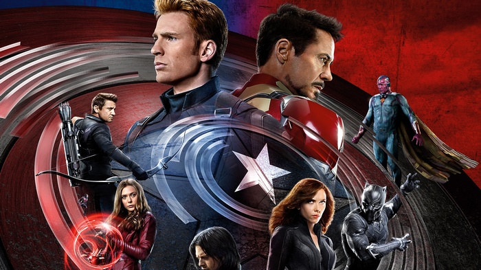 Captain America and Iron Man from Civil War
