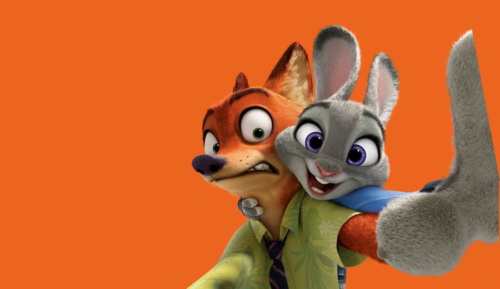 Judy Hopps and Nick Wilde from Zootopia