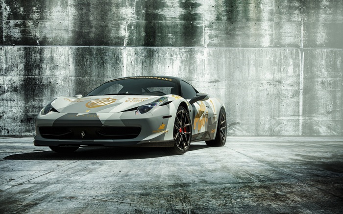 Ferrari 458 Italia with Carbon Fiber Aero by Vorsteiner