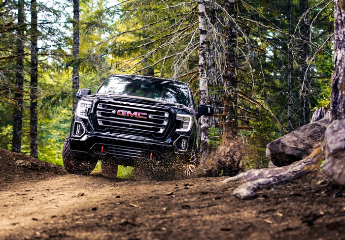 2019 GMC Sierra AT4 Crew Cab off-roading