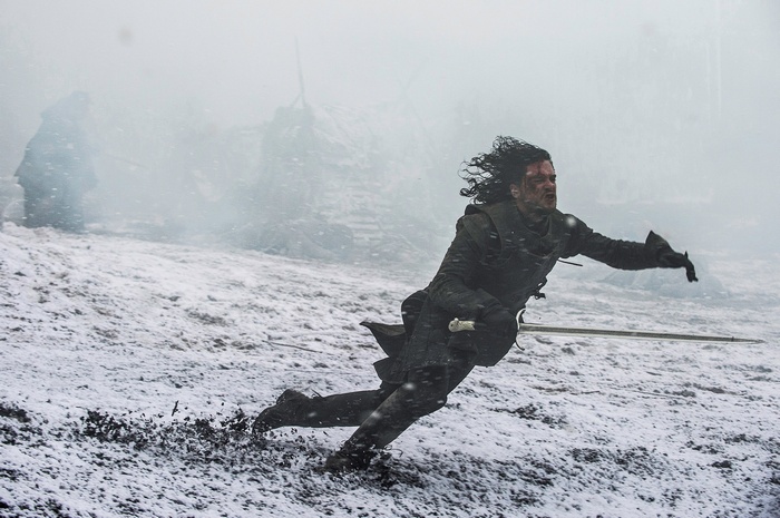 Jon Snow from Game of Thrones in battle