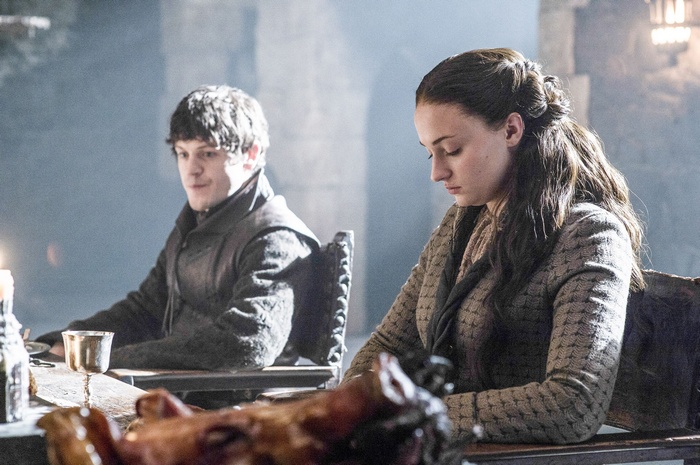 Sansa Stark and Ramsay Bolton from Game of Thrones