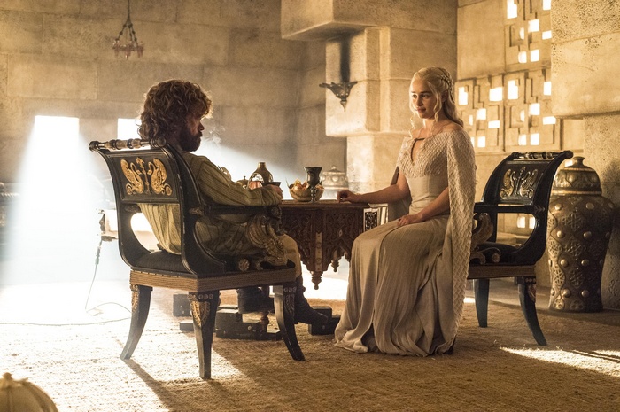 Tyrion Lannister and Daenerys Targaryen from Game of Thrones