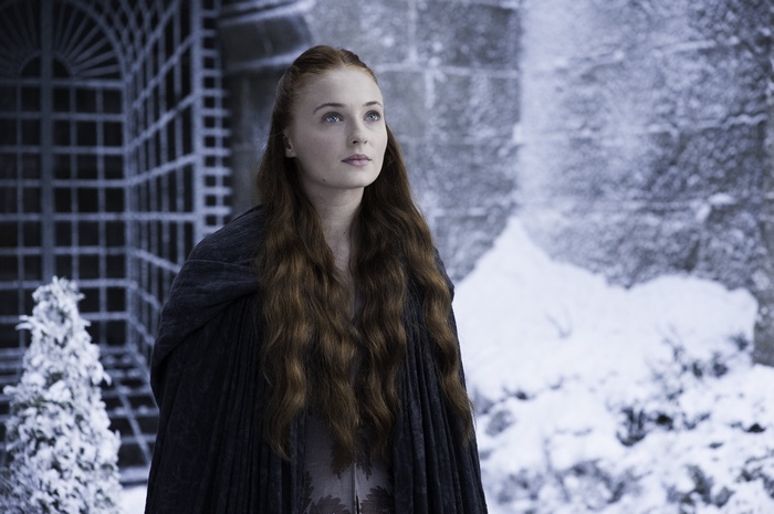 Sansa Stark from Game of Thrones in winter
