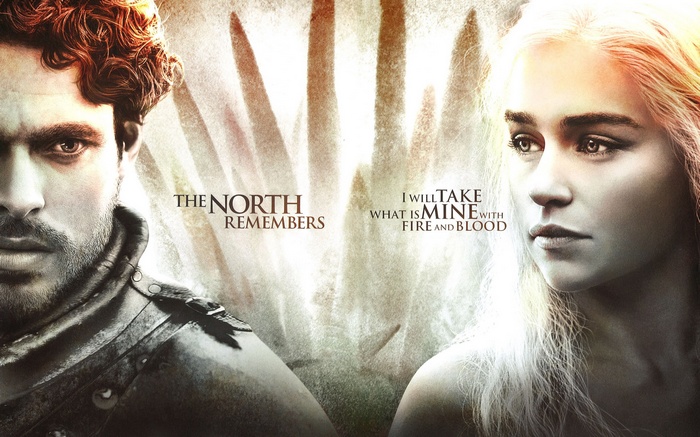 Robb Stark and Daenerys Targaryen from Game of Thrones