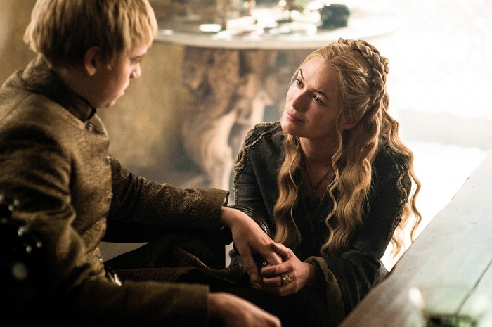 Cersei Lannister and Joffrey Baratheon from Game of Thrones