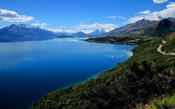 Lake Wakatipu and The Remarkables mountain range, New Zealand
