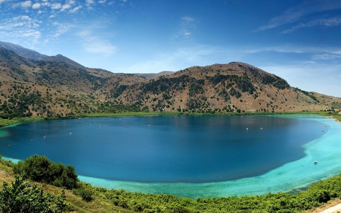Lake Kournas, Crete, Greece