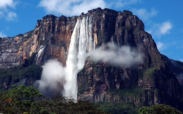 Angel Falls in Canaima National Park, Venezuela