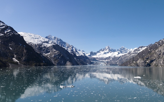 Glacier Bay National Park Alaska Mountains and Water