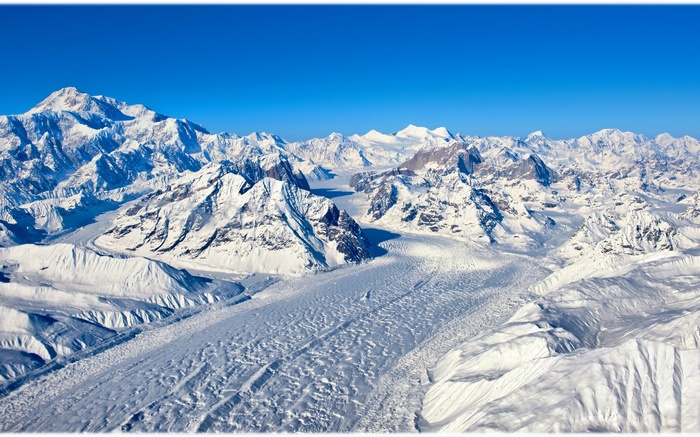 Denali National Park Alaska Aerial View