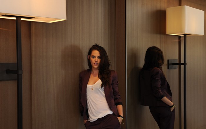 Kristen Stewart Poses in a Suit