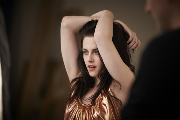 Kristen Stewart posing for a photoshoot