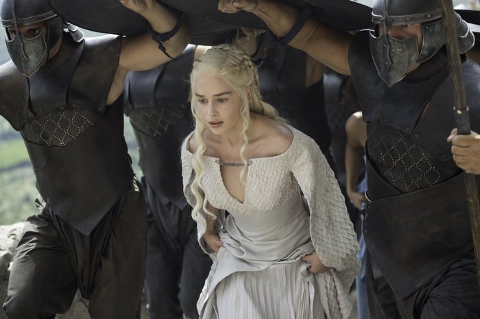 Emilia Clarke in Game of Thrones