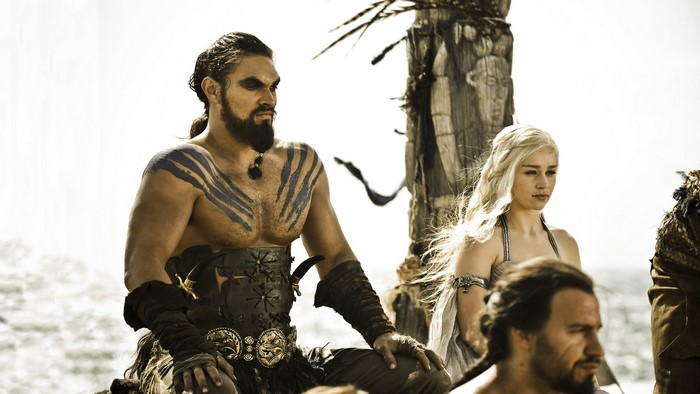 Khal Drogo and Daenerys Targaryen from Game of Thrones