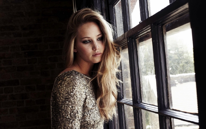 Jennifer Lawrence by the Window