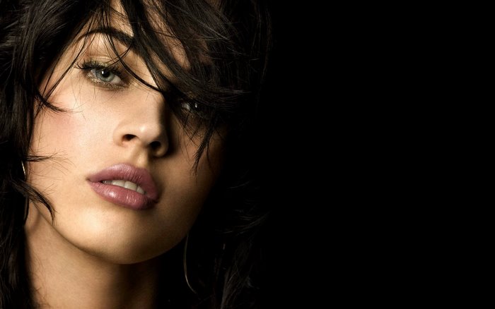 Megan Fox close-up portrait